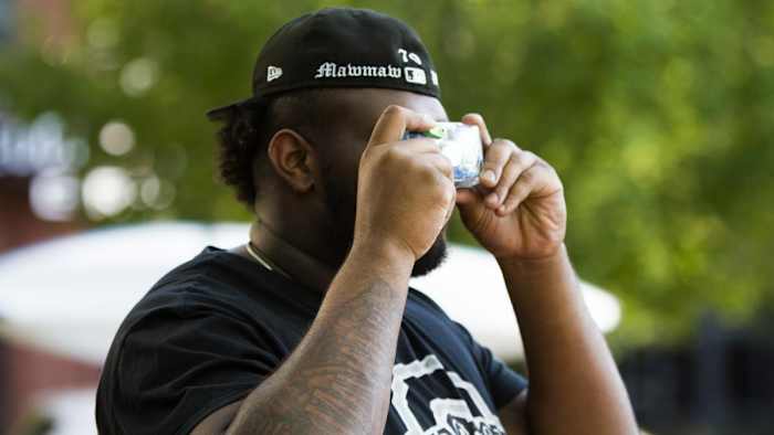 Offensive tackle Dawand Jones